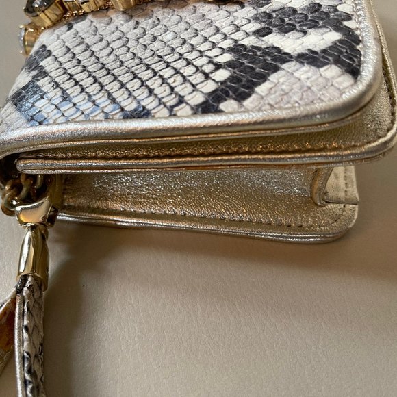 Jeweled snake clutch/wrist/crossover - Picture 8 of 10